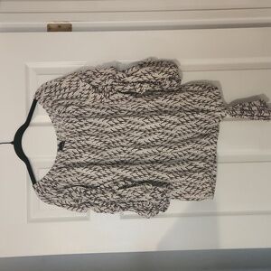 Coco Bianco blouse with giraffe pattern - size XL